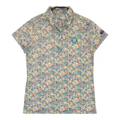 サイズ：0 JACK BUNNY ジャックバニー LIBERTY 半袖ポロシャツ 花柄 イエロー系 [240101519986] ゴルフウェア レディース ストスト