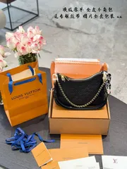 【今日特価】LV Gray All - Leather Croissant Bag ルイ・ヴィトン グレー オールレザー クロワッサンバッグ