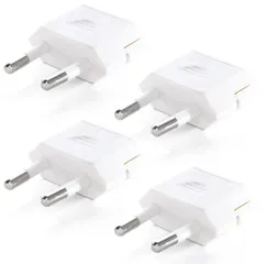 [arkrize] ヨーロッパ 変換プラグ Cタイプ [4個セット] 【 ヨーロッパ/韓国/スペイン/フィンランド などに対応◎】コンセント変換アダプタ 海外旅行用 電源変換プラグ