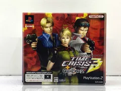 【盛岡24-0209】PS2 タイムクライシス3+ガンコン2 【中古/60】