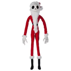Disney Store ナイトメアービフォアクリスマス ぬいぐるみコレクション - サンタジャック - 詳細デザイン - ファンや子供へのユニークなギフト - ティム・バートンの象徴的なキャラクターを祝福しましょう。 [サンタジャック。]