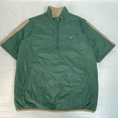 00s NIKE GOLF リバーシブル ハーフジップ 中綿 半袖ジャケット XL