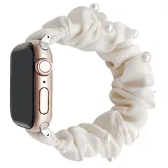 【新着商品】シュシュ 38mm/40mm/41mm/42mm/44mm/45mm バンド 男女兼用 アップルウォッチ バンド 交換ベルト Watch for apple watch series Apple 7 SE 6 5 コンパチブル 4 3 2 1 [W