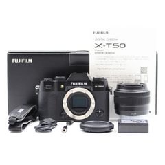 ■シャッター数667枚！新品同様■ FUJIFILM X-T50 XC15-45mmレンズキット ブラック 富士フィルム