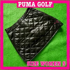 PUMA GOLF プーマゴルフ 中綿入り キルティング ナイロン ゴルフスカート S