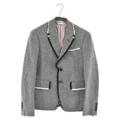 THOM BROWNE (トムブラウン) 14AW ウールへリンボーン 2Bシングルテーラードジャケット グレー ツイードのサムネイル