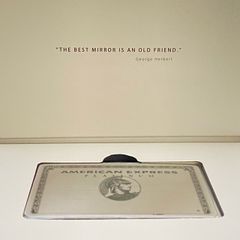 🔷AMEX Platinum Mirror アメックス アメリカンエキスプレス