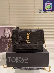 【今日特価】YSL イーエスエル サンセットバッグ 高級な頭層牛皮材質でボックス付き-WTO輸入2