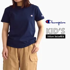 正規取扱店チャンピオン Champion Tシャツ 半袖 キッズ  ジュニア レディース 男の子 女の子 春 夏 秋 100 110 120 130 140 150 160 CK-Z301 370/ネイビー