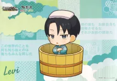 【中古】ポスター コラボ風呂パネルデザインポスター(A1) リヴァイ・アッカーマン 「進撃の巨人×極楽湯・RAKU SPA もっと休まなくては勝てない・・・ お風呂の民～The SENTO Seazon～」 オンラインショップ限定