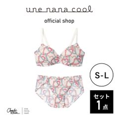 【ウンナナクール公式】■ブラジャー＋ショーツセット■ MADE WITH Christie Shinn  364シンプル 　アイボリー　S-Lサイズ　1点