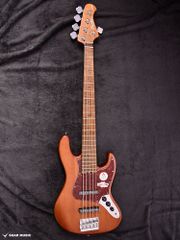 Bacchus WL5-STD/RSM BR-S バッカス 5弦 エレキベース ブラウンサテン ローステッドメイプルネック採用 グローバルシリーズ ジャズベースタイプ ターボスイッチ