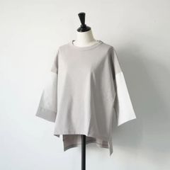 大きいサイズ＊ICB 接触冷感UVケア Aラインチュニック＊23区自由区