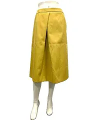 【中古】MACKINTOSH LONDON マッキントッシュロンドン スカート マスタードイエロー 日本製 サイズ40＿S25＿セルモアから出品＿s-0107-r25のサムネイル
