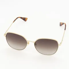 極美品☆GUCCI サングラス GG0415 SK ブラウン バンブルビー Brandol / GUCCI グッチ サングラス バタフライ型 コンビ