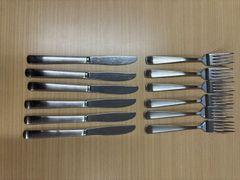 K-30 テーブルナイフとフォークセット　各６本ずつ