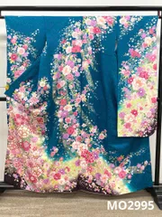 振袖 豪華 金彩 銀彩 銀通し身丈155cm 撥水加工済 小柄向き