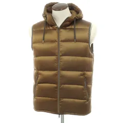 【中古】ヘルノ Herno ナイロン ダウンベスト ブラウン系【サイズ50】【メンズ】のサムネイル