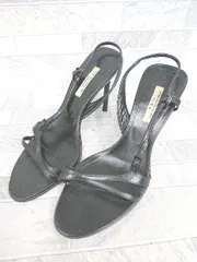 ◇ ⊂ saint tropez corporation サンダル サイズ36 ブラック レディース P  【1409250032264】