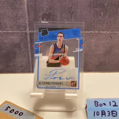 2020 Panini Clearly Donruss Aleksej Pokusevski 直筆サインカード Oklahoma City Thunder カード