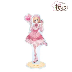 【新品・公式】桜ミク 描き下ろし 鏡?リン 桜パーティーver. Art by しゅがお 特大アクリルスタンド 公式グッズ colleize