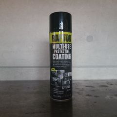 【塗料】ラプターライナー塗料　プロテクティブコーティング缶スプレー450ml　ブラック　（1Kエアゾール）