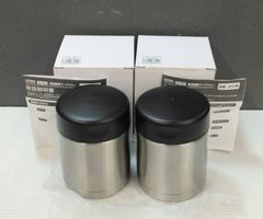 【未使用品】サーモス　真空断熱フードジャー　クリアステンレス　JCU-300　2コ