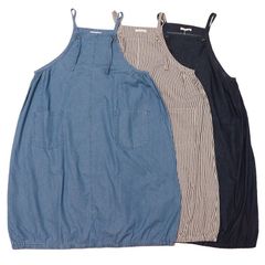 Cloudnine クラウドナイン NAP1781 5.5OZデニムバルーンワンピースエプロン エプロン ワンピース キッチン雑貨 生活雑貨 レディース 2025新作