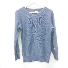 ◇ ⊇ Champion チャンピオン 裏起毛 長袖 トレーナー サイズXS ネイビー系 メンズ E  【1409240000471】