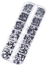 【迅速発送】Tigre Amore ラインストーン ネイル ストーン デコパーツ SS6 ～ SS30 セット (クリア)