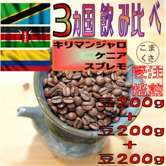 コーヒー豆400g ゲイシャ×ケニア 自家焙煎 珈琲 こまくさ珈琲 - メルカリ