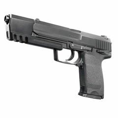 【8月20日再入荷予定】クラウンモデル エアコッキング ハンドガン スライドストップ USP MATCH 10才以上用