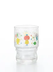 新品 アデリア(ADERIA) mizutamaさん の おうちグラス 水飲み コップ ぐるぐる 235ml 日本製 スタック可 化粧箱入 イラスト スタンプ 女の子 かわいい 笑顔 子供 食器 割れにくい 強化 ガラス 誕生日 内祝い プレゼント 持ちやすい