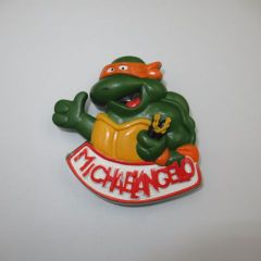 1989年★80's★TEENAGE MUTANT NINJYA TURTLES★ミュータントニンジャタートルズ★バーガーキング★ミールトイ★人形★フィギュア★ぬいぐるみ★ビンテージ★クリップ★ミケランジェロ★