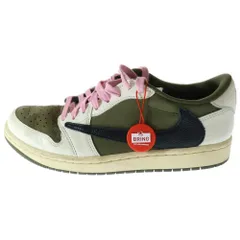 エアジョーダン1 LOW OG SP リバースオリーブ26.5cm 中古美品 NIKE ナイキ トラヴィススコット 26.5cm WMNS AIR JORDAN 1 LOW