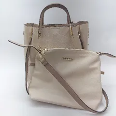 ◇ Θ◎ RODE SKO ロデスコ 3way ハンドバック トートバッグ ショルダーバッグ ベージュ レディース E  【1501160047830】