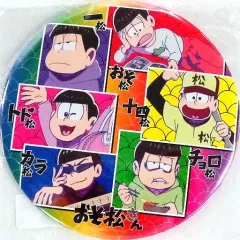 【中古】バッジ・ピンズ(キャラクター) 集合(背景松柄) デカデカ缶バッチ 「おそ松さん」