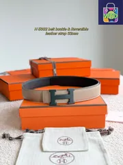 【今日WTO】Hermes エルメス 5382 レザーベルト-1-WFK85