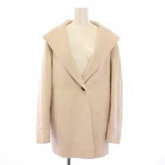 【未使用】23区 ウール カシミヤ ビーバー ショート コート キャメル 38 23区 【カタログ掲載】ウールカシミヤビーバー フード付き