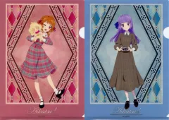 【中古】クリアファイル D.大空あかり＆氷上スミレ A4クリアファイル2枚セット 「アイカツ! 10th STORY ～未来へのSTARWAY～」 アニメイト限定