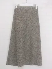 ◇ EVERY.VERY NICE CLAUP 花柄 ロング Aライン スカート サイズF グレージュ系 マルチ レディース P  【中古】 【1209020007689】