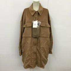 w closet ダブルクローゼット ウール混厚手シャギーBIGシャツはおりのサムネイル
