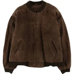 90s クロフト&バロー ボンバージャケット L ダークブラウン 羊革6014 90s クロフト&バロー ボンバージャケット L ダークブラウン 羊革