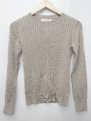 ◇ ⊇ URBAN RESEARCH アーバンリサーチ 長袖 リブニット セーター サイズF モカ系 レディース P  【1409250043772】