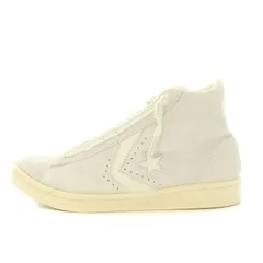 コンバース CONVERSE ノンネイティブ NONNATIVE別注 プロレザー HI ホワイト PRO-LEATHER HI WHITE スニーカー シューズ スエード US9.0 27.0cm ライトグレー 34200461 /YTのサムネイル