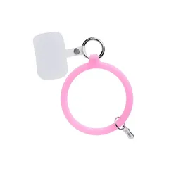 iFace Reflection Neo Silicone ブレスレットストラップ (クリアピンク)【 各種スマートフォン対応 ハンドストラップ スマホ 携帯ストラップ シリコン ストラップ リストストラップ 落下防止 おしゃれ 】