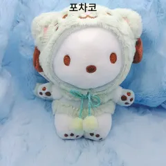 正規品 サンリオ クロミ ポチャッコ マイメロディ 猫 服 ぬいぐるみ キーホルダー 13cm