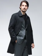 Aquascutum (アクアスキュータム) 総裏チェック シングルボタン ステンカラーコート