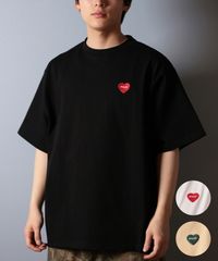 mlt4931-Heart Logo Cut Sew ロングスリーブTシャツ - メルカリ