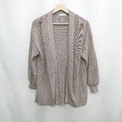 ◇ ⊇ GLOBAL WORK グローバルワーク 長袖 ロングカーディガン サイズF ブラウン レディース E  【1502030015256】